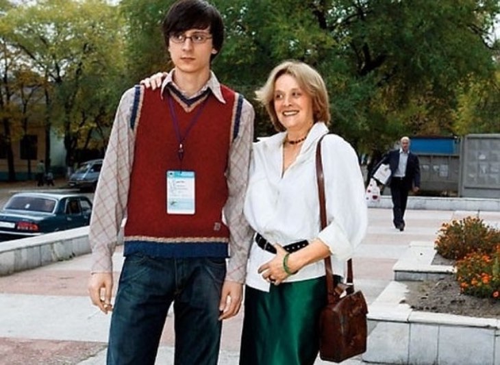 Маргарита Терехова с сыном